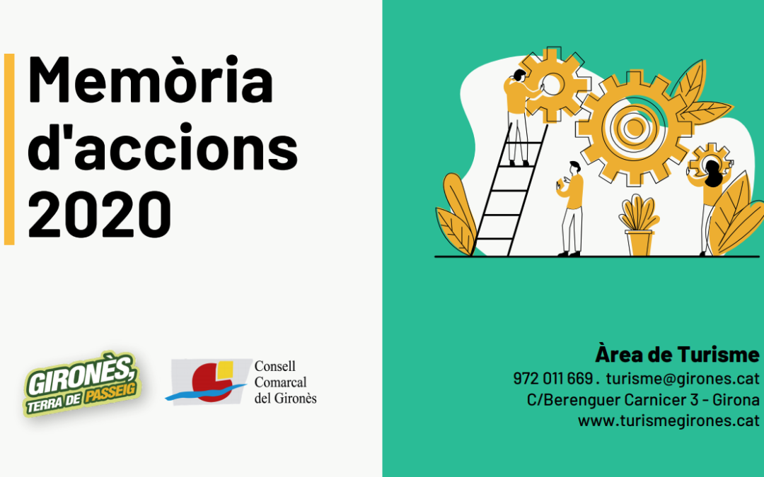 Memòria d’accions 2020 de l’Àrea de Turisme del Consell Comarcal del Gironès